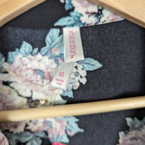 NWT Xhilaration Women Dress Floral Wrap Feminine Midi Dress Size XS - Picture 6 of 8